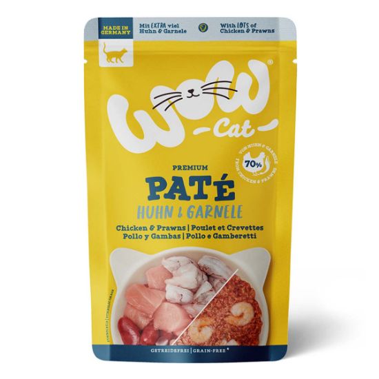 WOW CAT Adult Huhn & Garnelen 12x125g (WOW! Cat)