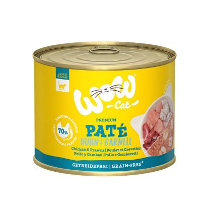 WOW CAT Adult Huhn & Garnelen 6x200g (WOW! Cat)