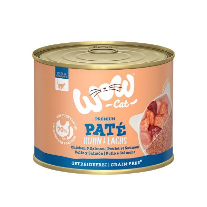 WOW CAT Adult Huhn & Lachs 6x200g (WOW! Cat)