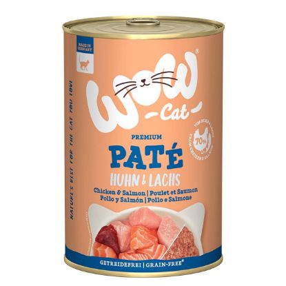 WOW CAT Adult Huhn & Lachs 6x400g (WOW! Cat)