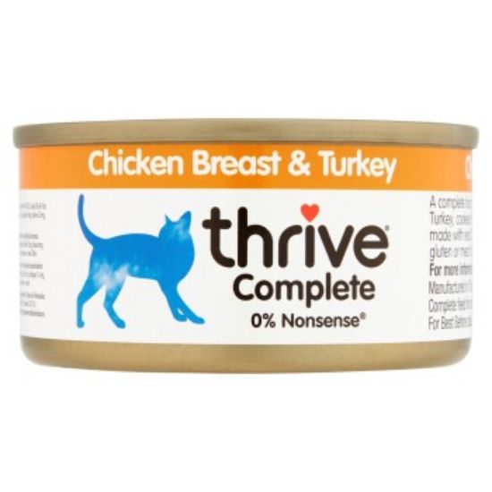 Thrive Cat Complete 12x75g Hühnerbrust und Truthahn (Thrive)