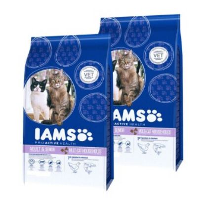 IAMS Multi-Cat Adult Huhn,Lachs 2x15 kg (Iams)