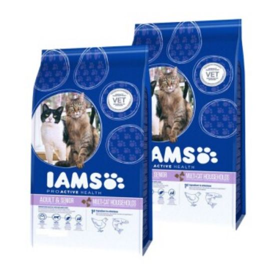 IAMS Multi-Cat Adult Huhn,Lachs 2x15 kg (Iams)