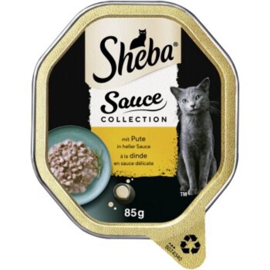 Sheba Sauce Collection 22 x 85 g Pute, in heller Sauce (Sheba)
