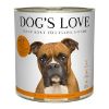 DOG'S LOVE Adult Classic 6x800g Pute mit Apfel und Zucchini (Dog's Love)