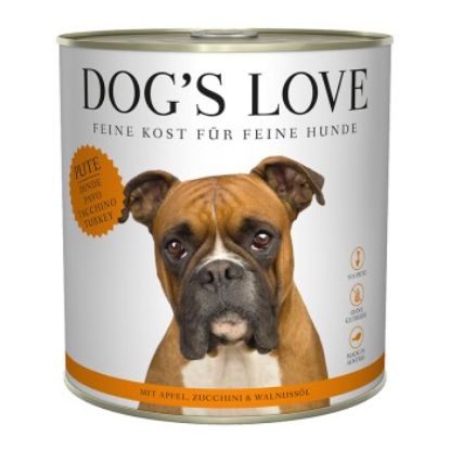 DOG'S LOVE Adult Classic 6x800g Pute mit Apfel und Zucchini (Dog's Love)