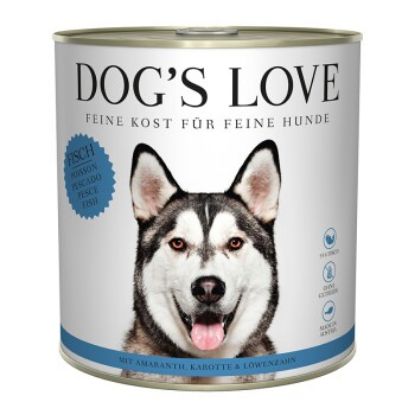 DOG'S LOVE Adult Classic 6x800g Fisch mit Amaranth und Karotte (Dog's Love)