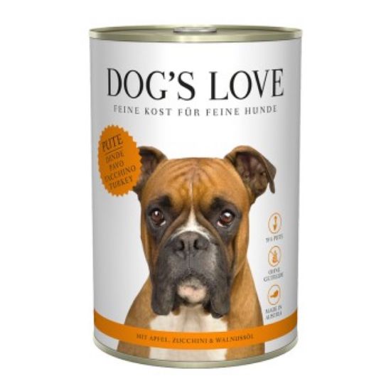 DOG'S LOVE Adult Classic 6x400g Pute, Apfel, Zucchini und Wallnussöl (Dog's Love)