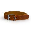 Das Lederband Halsband Weinheim maroon 62 cm, 4 cm (Das Lederband)