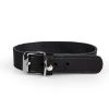 Das Lederband Halsband Weinheim schwarz 62 cm, 4 cm (Das Lederband)