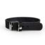 Das Lederband Halsband Weinheim schwarz 62 cm, 4 cm (Das Lederband)