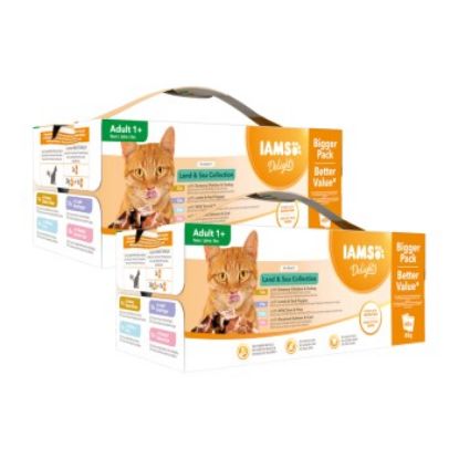 IAMS Delights Adult 48x85g 96x85 g (Iams)