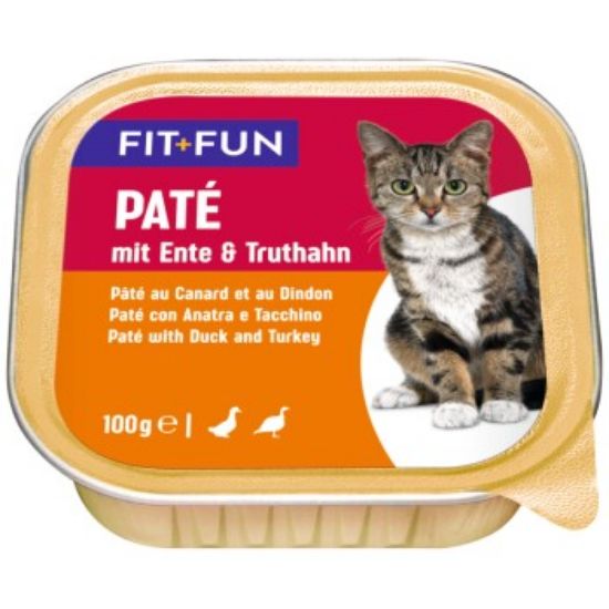 FIT+FUN Adult Paté Ente und Truthahn 16x100 g (FIT+FUN)