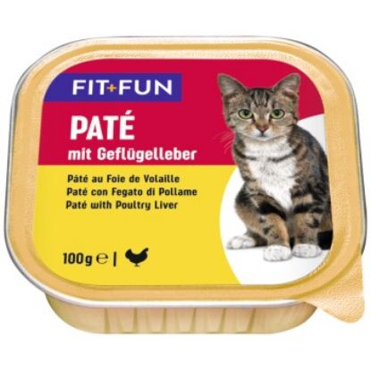 FIT+FUN Adult Paté Geflügelleber 16x100 g (FIT+FUN)