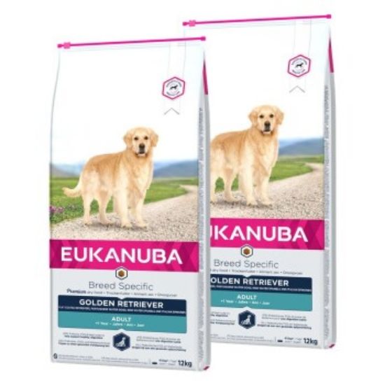 EUKANUBA Trockenfutter Hund Breed Specific Golden Retriever Adult 2x12 kg (EUKANUBA)
