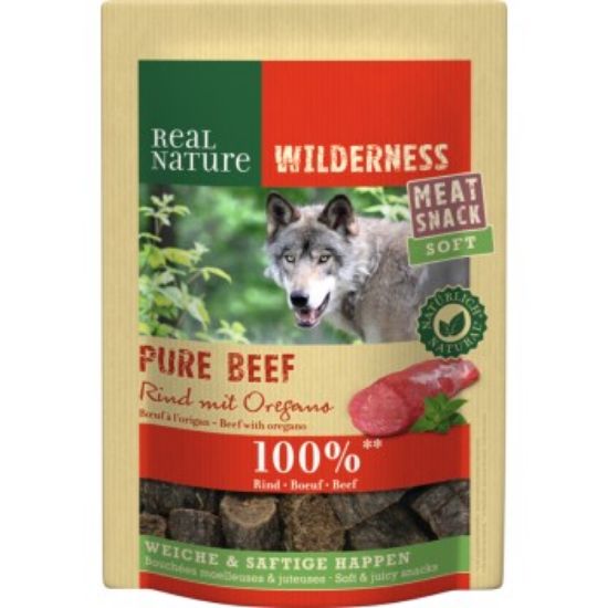 REAL NATURE WILDERNESS Meat Snack Soft 150g Rind mit Oregano (REAL NATURE)