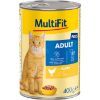 MultiFit Nassfutter Katze Adult, Paté, Huhn 6x400 g (MultiFit)