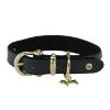 Happy House Halsband Sattelleder Luxus schwarz XXL (Happy House)