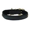 Happy House Halsband Sattelleder Luxus schwarz XXL (Happy House)