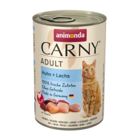animonda Carny Nassfutter Katze Adult 6x400 g Huhn und Lachs (Animonda)