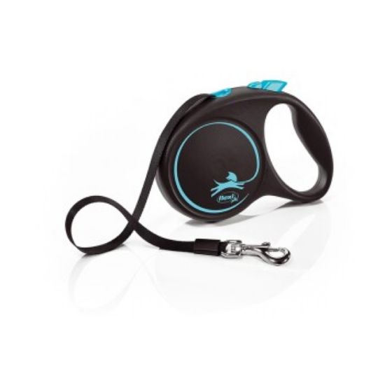 Flexi Black Design Gurt blau M, 5 m, 25 kg (Flexi)