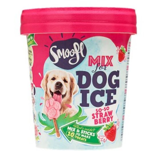 Smoofl Eis Mix für Hunde Erdbeere (Smoofl)