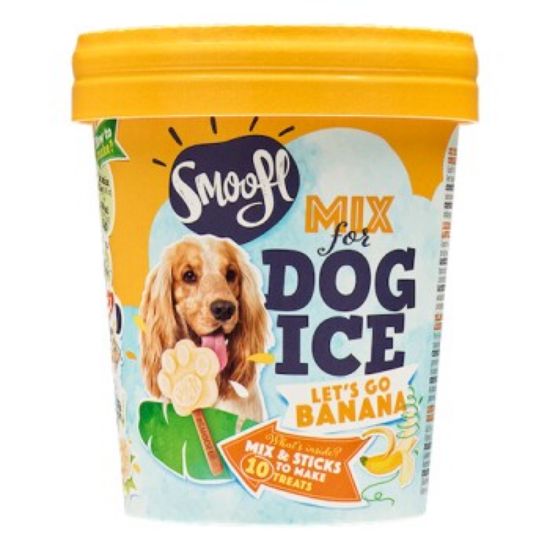 Smoofl Eis Mix für Hunde Banane (Smoofl)