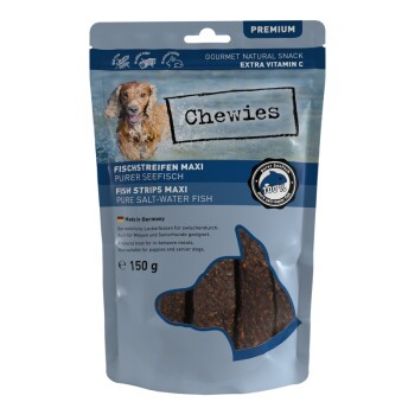 Chewies Fleischstreifen Maxi 8x150g Seefisch (Chewies)