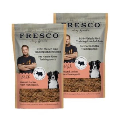 FRESCO M. Rütter Trainingsknöchelchen 2x150g Echt-Fleisch Rind (FRESCO)