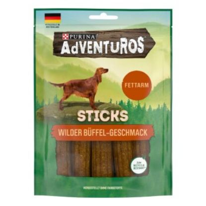 Adventuros Sticks fettarm Büffel 6x120g (AdVENTuROS)