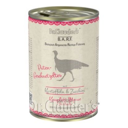 Dr. Clauder's B.A.R.F. Komplett Menue Putengeschnetzeltes 12x400 g (Dr. Clauder's)