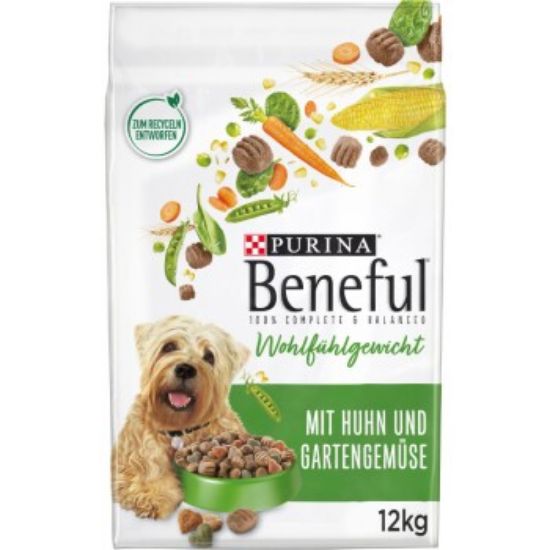 Beneful Purina Wohlfühlgewicht mit Huhn und Gartengemüse 2x12 kg (Beneful)