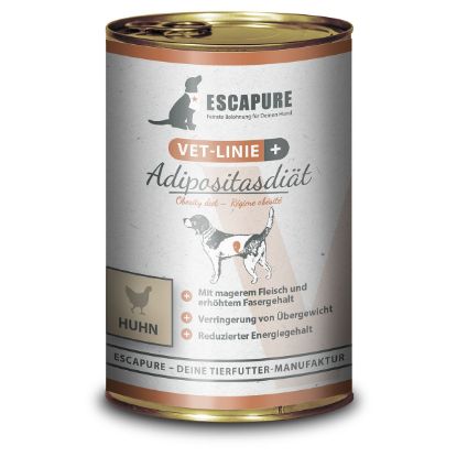 Escapure VET-Adipositas-Diät Hähnchen 6x400g (Escapure Vet)