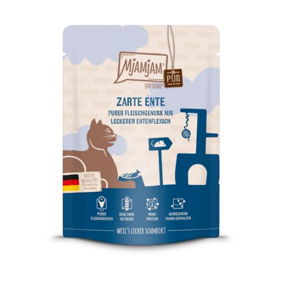 MjAMjAM Quetschie Purer Fleischgenuss Zarte Ente pur 6x300g (MjAMjAM)