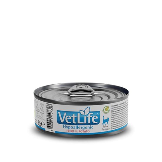 Farmina Vet Life Cat Hypoallergenic Schwein & Kartoffel 12x85g (Vet Life)