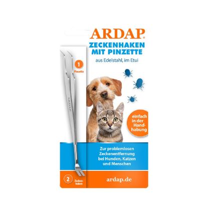 ARDAP 2-in-1 Zeckenhaken Edelstahl (ardap)