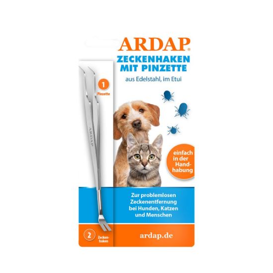 ARDAP 2-in-1 Zeckenhaken Edelstahl (ardap)