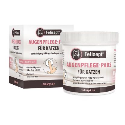 Felisept Augenpflege Pads für Katzen 100 Stück (Felisept)