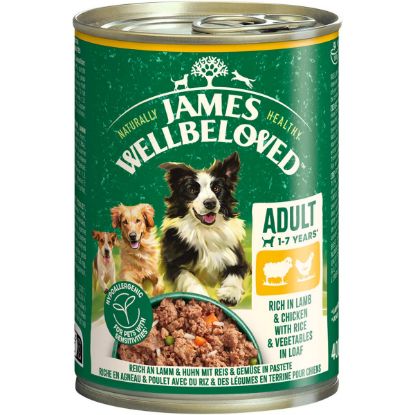 JAMES WELLBELOVED Adult Lamm & Huhn Pastete 6x400 g (James Wellbeloved)