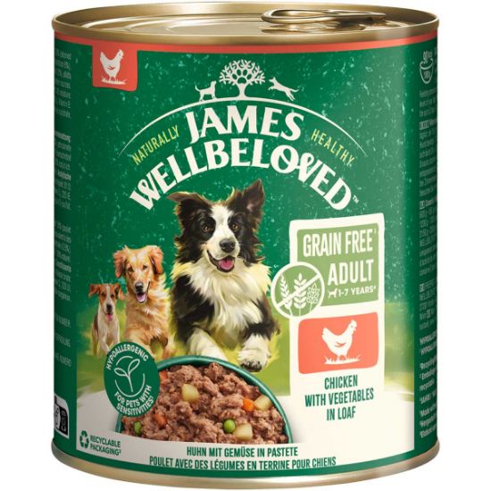 JAMES WELLBELOVED Adult Huhn Pastete 6x800 g (James Wellbeloved)