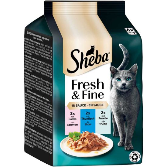 Sheba Fresh & Fine Sauce Lachs, Thunfisch & Forelle 36x50 g (Sheba)