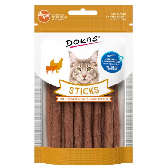 Dokas Sticks mit Hühnerbrust & Rinderleber 30g (Dokas)