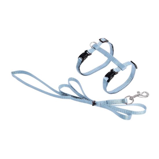 Karlie Katzengeschirr und Leine 110 cm Hellblau (Karlie)