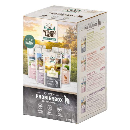 Wildes Land 4er Pouch Probierbox 4x100 g (WILDES LAND)
