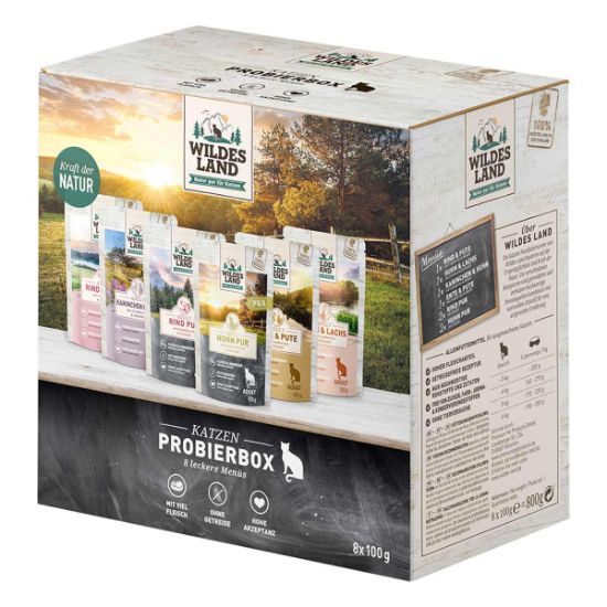 Wildes Land 8er Pouch Probierbox 8x100 g (WILDES LAND)