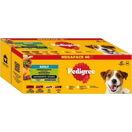Pedigree Adult Gemischte Selektion in Sauce 40x100 g (Pedigree)