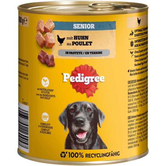 Pedigree Senior Huhn Pastete 12x800 g (Pedigree)