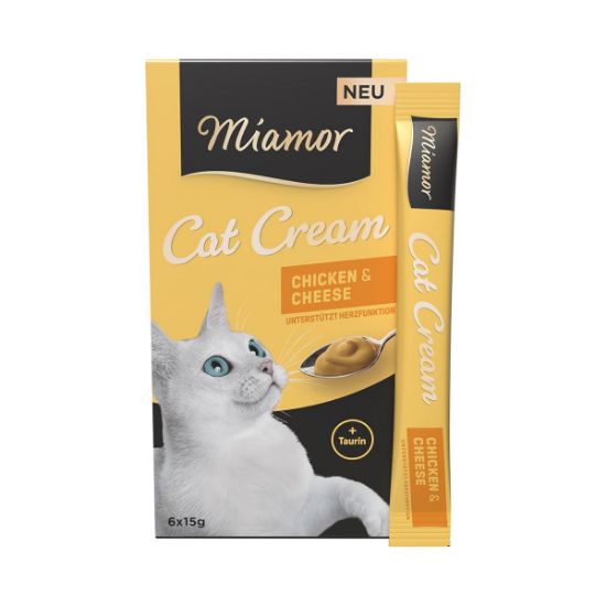 Miamor Cat Cream Chicken & Cheese 24x 15g (Miamor)