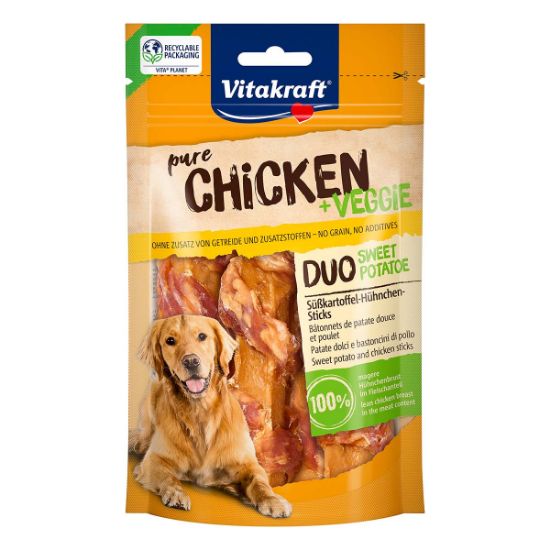 Vitakraft Chicken+ Veggie Süßkartoffel-Hühnchen-Sticks 10x 80g (Vitakraft)