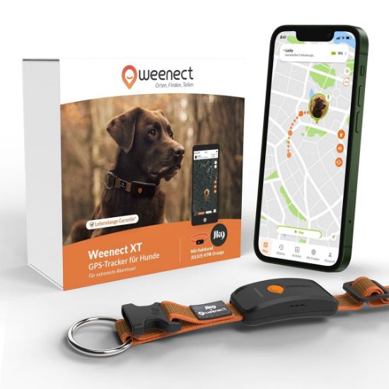 Weenect XT GPS Tracker für Hunde ab 6 kg orange (weenect)